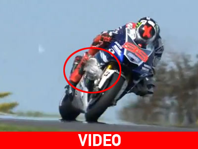 Απίστευτο: O Lorenzo συγκρούστηκε με… γλάρο!!!